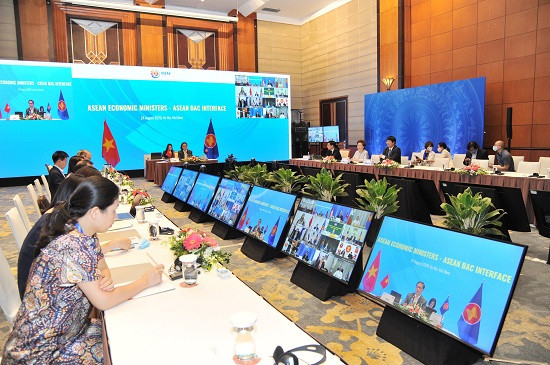 Hội nghị tham vấn trực tuyến của Bộ trưởng Kinh tế ASEAN với Hội đồng tư vấn kinh doanh ASEAN (ASEAN BAC)