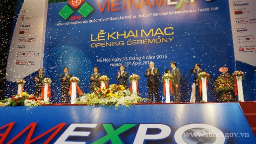  Khai mạc Hội chợ Thương mại Quốc tế Việt Nam lần thứ 26 - VIETNAM EXPO 2016