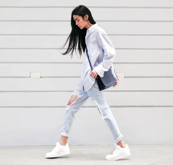 Những đôi giày thể thao thần thánh phối với mọi phong cách